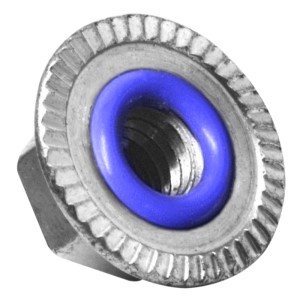 M10-1.5 HEX FLANGE SEAL NUT 18-8 SS PA